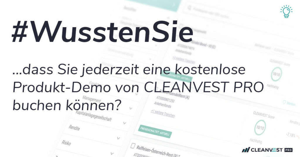 LIVE-Produkt-Demo CLEANVEST PRO