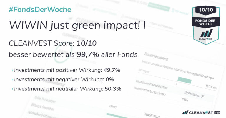#FondsDerWoche: WIWIN just green impact!