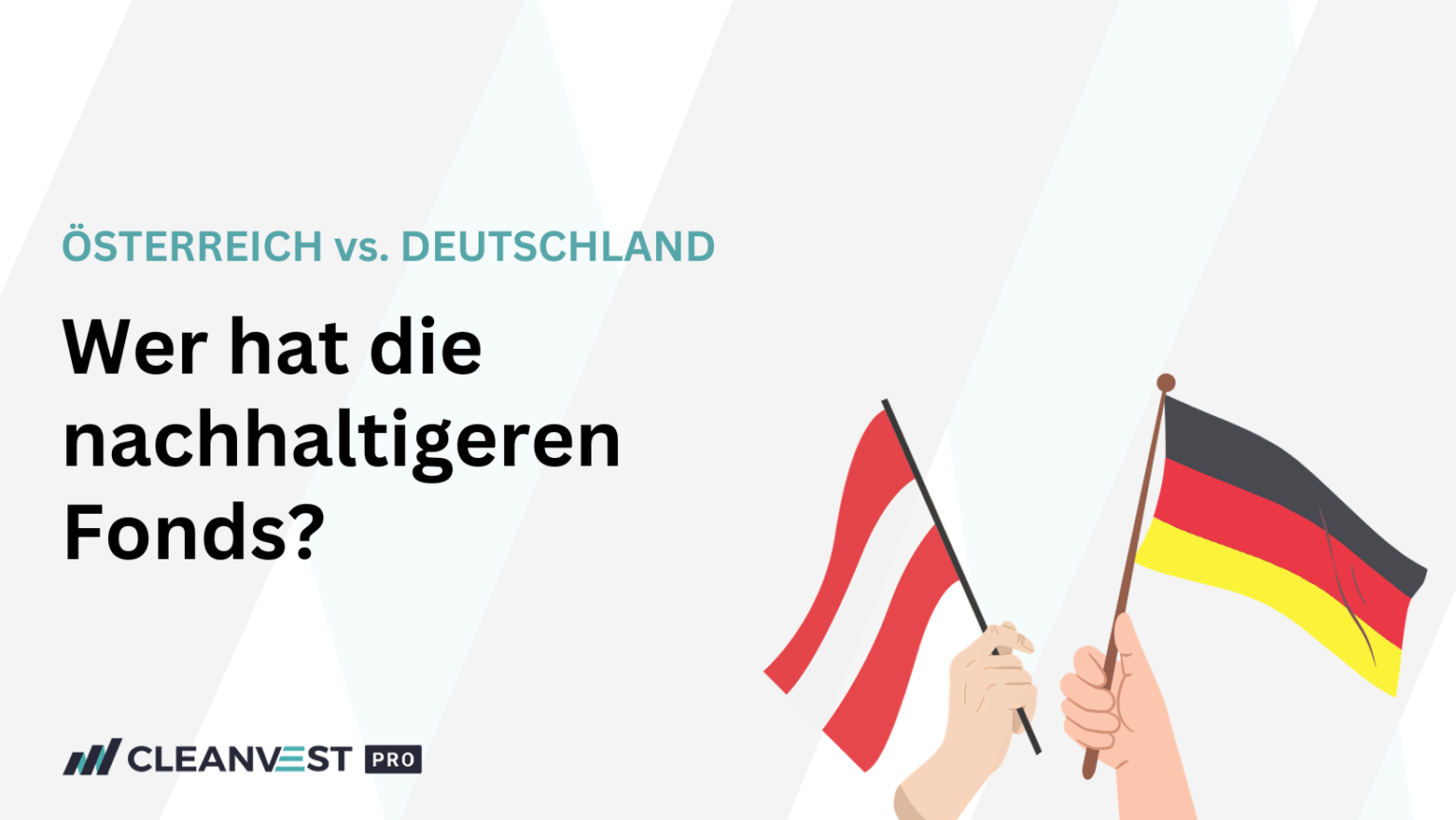 Nachhaltige Fonds - Österreich & Deutschland im Vergleich